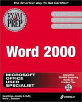 MOUS Word 2000 Exam Prep 1576104818 Book Cover