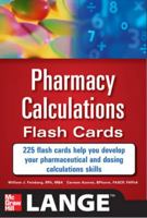 Pharmacy Calculations Flash Cards 0071746358 Book Cover