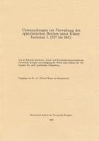 Untersuchungen Zur Verwaltung Des Spatromischen Reiches Unter Kaiser Justinian I. (527 Bis 565) 3882267585 Book Cover