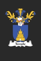 Temple: Temple Coat of Arms and Family Crest Notebook Journal (6 x 9 - 100 pages) 1702623947 Book Cover