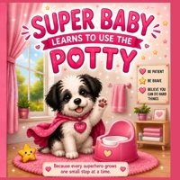 Super Baby Learns to Use the Potty: A Story About Patience, Confidence, and Growing Up (The Adventures of Baby the Super Dog) B0H5T23LWP Book Cover