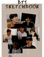 BTS Sketchbook: 150 Page by 7.44" x 9.69 Sketchbook 1694324605 Book Cover
