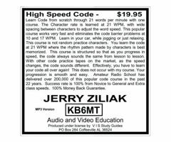High Speed Code 0-21 WPM 1944739912 Book Cover
