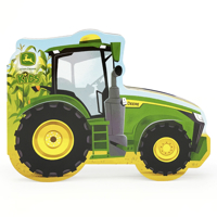 John Deere How Tractors Work - Children's Shaped Board Book for Little Farmers and Tractor Lovers 1646388224 Book Cover