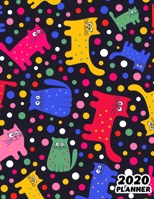 2020: Weekly & Monthly Planner: Jan 1, 2020 to Dec 31, 2020: Cute Cat One Year Weekly Planner & Schedule Agenda with Inspirational Quotes (Cute Weekly and Monthly Planner Vol.3) 1708208429 Book Cover