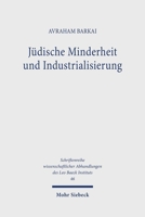 Judische Minderheit Und Industrialisierung: Demographie, Berufe Und Einkommen Der Juden in Westdeutschland 1850-1914 316745315X Book Cover