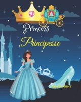 Principesse: Libro da colorare 4-10 anni - Principesse da colorare - Libro delle principesse (Italian Edition) B08K4SWNZF Book Cover