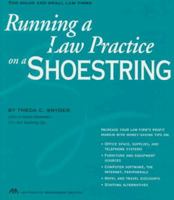 Running a Law Practice on a Shoestring 1570735018 Book Cover