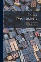 Early Typography 1014435080 Book Cover