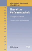 Thermische Verfahrenstechnik: Grundlagen Und Methoden 3540236481 Book Cover