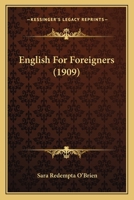 English For Foreigners 1164634526 Book Cover