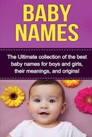 Baby Names: The Ultimate Collection of the Best Baby Names for Boys and Girls, Their Meanings, and Origins! 176103085X Book Cover