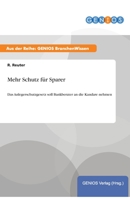 Mehr Schutz Fur Sparer 3737945810 Book Cover