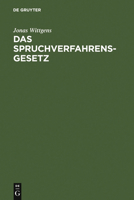 Das Spruchverfahrensgesetz 3899492943 Book Cover