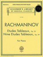 Etudes Tableaux, Op. 33 and 39: Piano Solo (Schirmer's Library of Musical Classics) 0739044540 Book Cover