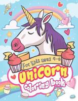 Unicorn Coloring Book for Kids Ages 4-8: Cute Little Unicorns for Toddler, Fun Early Learning and Relaxation 1091654603 Book Cover