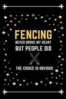 Fencing Notebook Stars Cover: Funny Gifts Ideas for Men/Women on Birthday Retirement or Christmas - Humorous Lined Journal to Writing 1653249331 Book Cover