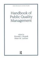 Handbook of Public Quality Management 0824704150 Book Cover