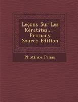 Leons Sur Les Kratites... 0341156639 Book Cover