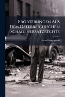 Erörterungen Aus Dem Österreichischen Schadenersatzrechte 1246414872 Book Cover