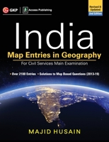 India Map Entries in Geography for Civil Services Main Examination 2ed 2020 9389718740 Book Cover