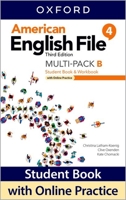 American English File Level 4 Student Book/Workbook Multi-Pack B with Online Practice 0194906981 Book Cover