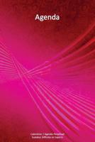 Calendrier / Agenda Perpétuel avec Sudokus Difficiles et Experts - Couverture Vagues Roses (15 x 23 cm): 56 semaines + 112 Sudokus (56 Sudokus ... / Agenda Perpétuel Sudoku) 1542720389 Book Cover