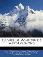 Uvres de Monsieur de Saint-Vremond 1147295131 Book Cover