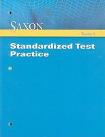 Saxon Standardized Test Practice: Grade 9 160277501X Book Cover