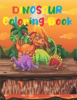 Dinossor Coloring Book for Kids: Great Coloring book Gift for Boys and Girls, Ages 4-8 B08WK812VB Book Cover