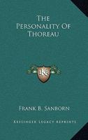 The Personality Of Thoreau 1017184232 Book Cover