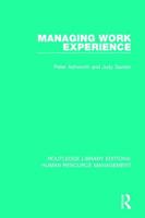 Managing Work Experience 1138294381 Book Cover