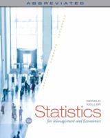 Statistics for Management and Economics, Abbreviated Edition, 9th Edition 1285869648 Book Cover