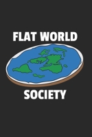 Flache Erde Notizbuch: Flache Erde Notizbuch für Liebhaber / Notizheft / Notizblock A5 (6x9in) Dotted Notebook / Punkteraster / 120 gepunktete Seiten (German Edition) 1672937663 Book Cover