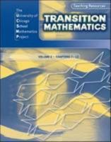 Transition Mathematics: Teacher's Edition 2 Volume Set 0076185826 Book Cover