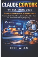 CLAUDE COWORK FOR BEGINNERS 2026: Turn Your Desktop Into an AI Workforce Automate Entire Workflows, Eliminate Repetitive Tasks, and Reclaim Hours Every Single Day B0GWVS99YJ Book Cover
