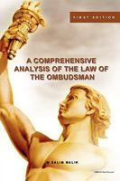 A Comprehensive Analysis of the Law of the Ombudsman 0615146929 Book Cover