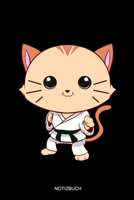 Notizbuch: Liniertes Notizbuch A5 - Jiu Jitsu Katzen Notizbuch I Martial Arts Arm Bar BJJ MMA Training Geschenk 1708495258 Book Cover
