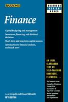Finance (Business Review Series) 0764147595 Book Cover