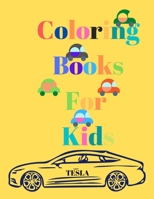 Coloring Books For Kids: Cool Cars And Vehicles Coloring Book For Boys Aged 5-13 B08VCN6CD6 Book Cover