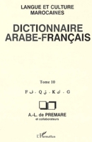 Dictionnaire Arabe-Français: Langue et culture marocaines 2738465374 Book Cover