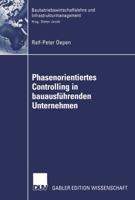 Phasenorientiertes Controlling in Bauausfuhrenden Unternehmen 3824478897 Book Cover