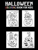Halloween Coloring Book for Kids: Simple Hand Drawn Halloween Coloring Book for Kids ages 4-8 1691403245 Book Cover