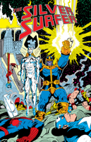 Silver Surfer: The Infinity Gauntlet Omnibus Ron Lim Infinity Gauntlet Cover 1302969838 Book Cover