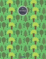 ZMUDACE Notizbuch Liniert: in DIN A4 Softcover ZL172 B�ume Jungs M�dchen 156 leere linierte Seiten mit pers�nlichem Register + Seitenzahlen Zeichenbuch, Skizzenbuch, Lineatur 4, Malbuch, Notizheft zum 1708217193 Book Cover