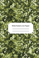 Camouflage Art Theme Wide Ruled Line Paper 1653022809 Book Cover