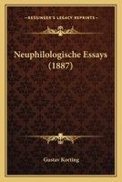 Neuphilologische Essays 1141451913 Book Cover