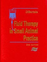 Fluid Therapy in Small Animal Practice 0721631827 Book Cover
