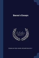 Bacon's Essays 134465827X Book Cover