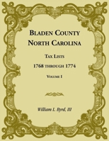 Bladen County, North Carolina tax lists 0966742508 Book Cover